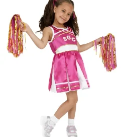 Smiffys Udklædningstøj>Udklædning - Cheerleader - Pink