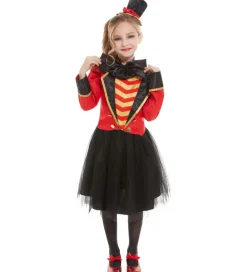 Smiffys Udklædningstøj>Udklædning - Deluxe Ringmaster - Rød/Sort