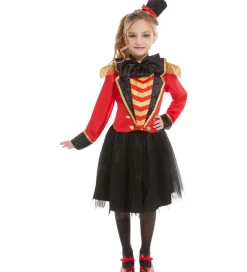 Smiffys Udklædningstøj>Udklædning - Deluxe Ringmaster - Rød/Sort