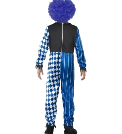 Smiffys Udklædningstøj|Halloween>Udklædning - Deluxe Sinister Clown - Blue