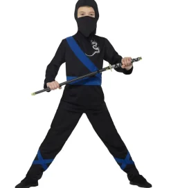 Smiffys Udklædningstøj>Udklædning - Ninja Assassin - Sort/Blå