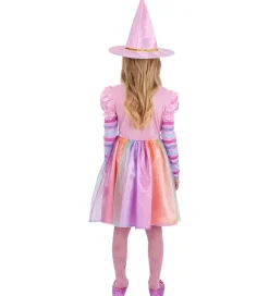 Smiffys Udklædningstøj|Halloween>Udklædning - Pastel Rainbow Witch - Multifarvet