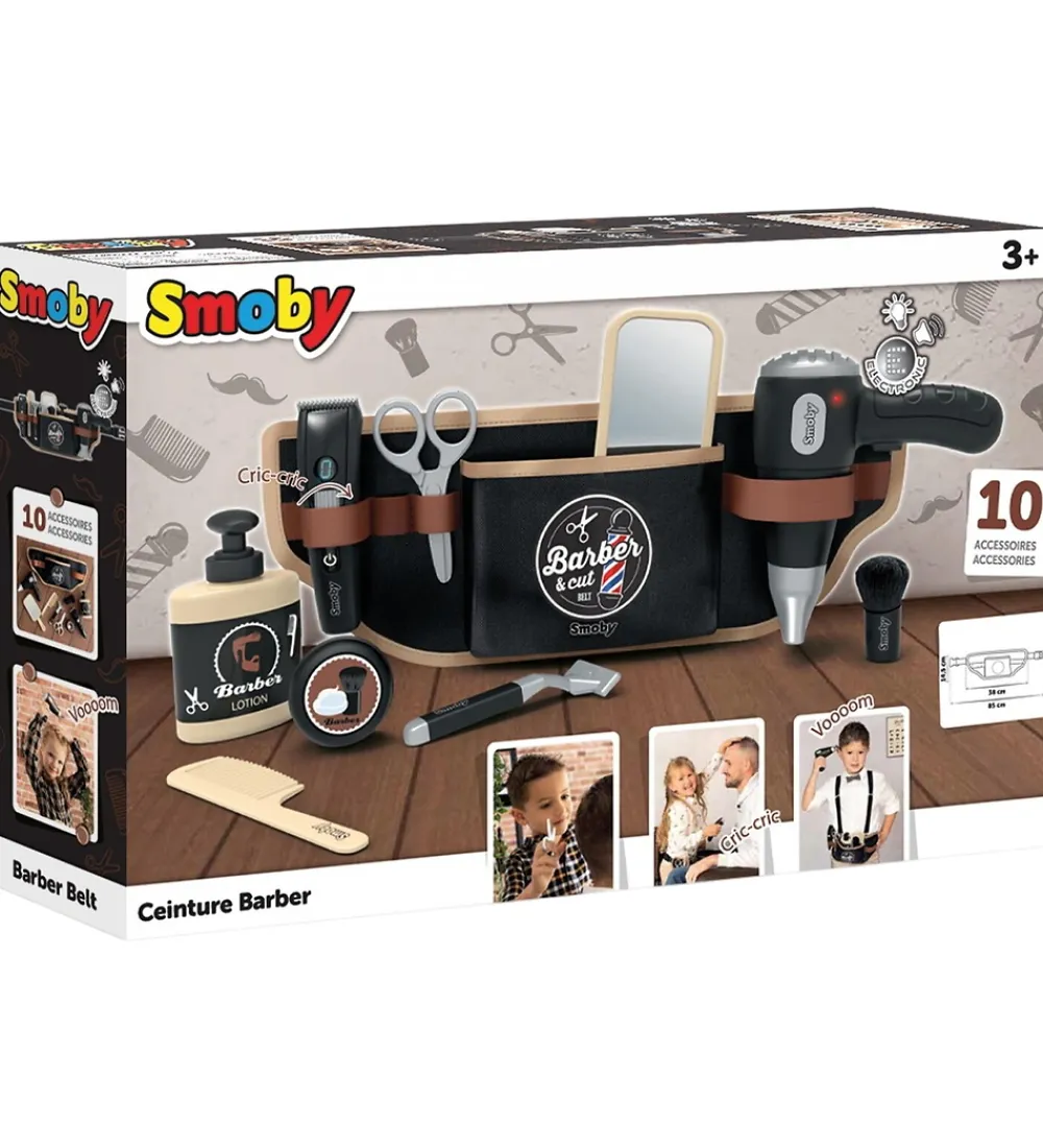 Smoby Rolleleg>Barbersæt - Barber Belt - 10 Dele