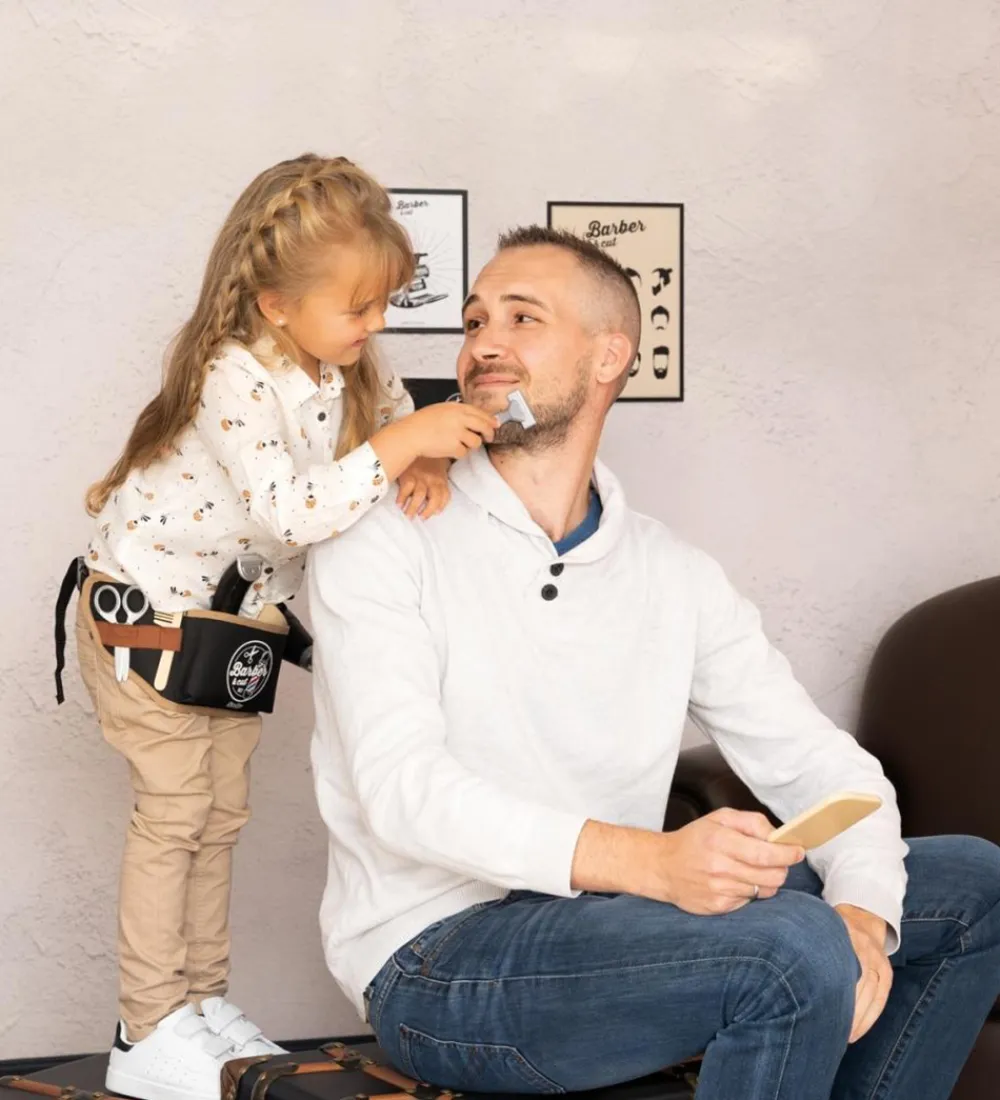 Smoby Rolleleg>Barbersæt - Barber Belt - 10 Dele