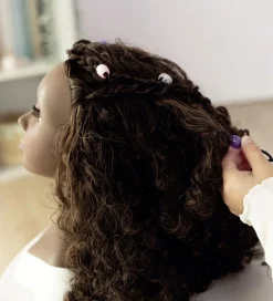 Smoby Dukker Og Tilbehør>Frisørdukke m. Tilbehør - My Beauty Afro - 23 Dele