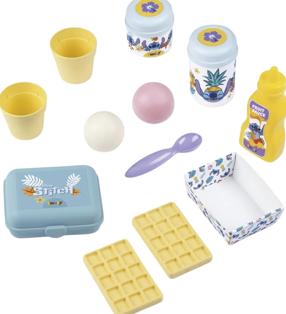 Smoby Rolleleg|Legekøkken Og Legemøbel>Legekøkken - 12 Dele - Stitch Beach Bar