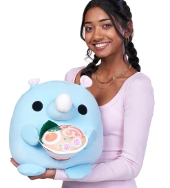 SNACKLES Bamser>Bamse - 35 cm - Næsehornet Humphrey m. Ramen