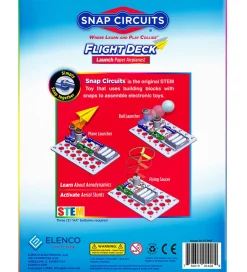 Snap Circuits Konstruktionslegetøj>Flight Deck Sæt - Launch Paper Airplanes