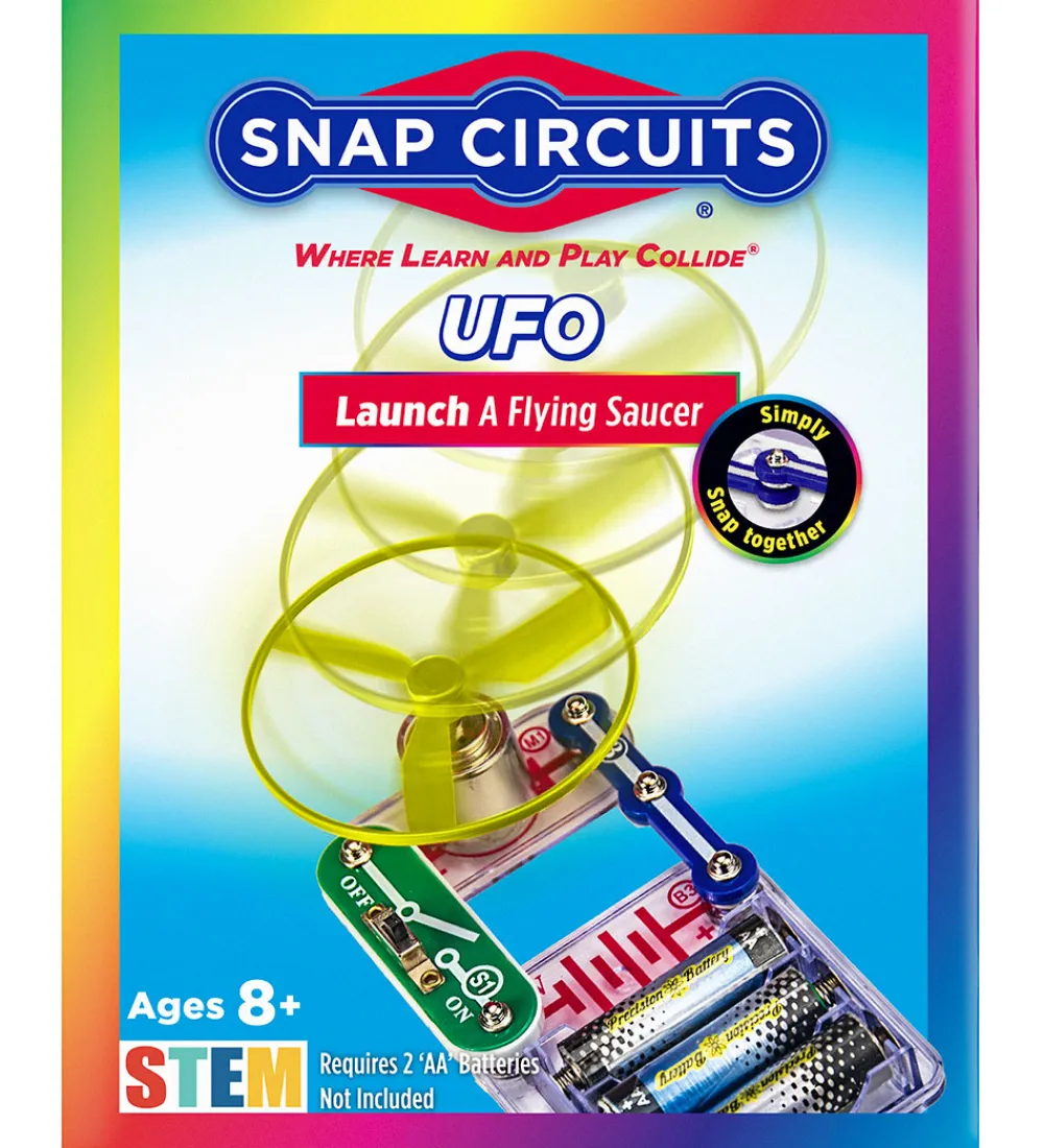 Snap Circuits Konstruktionslegetøj>UFO Sæt - Launch A Flying Saucer