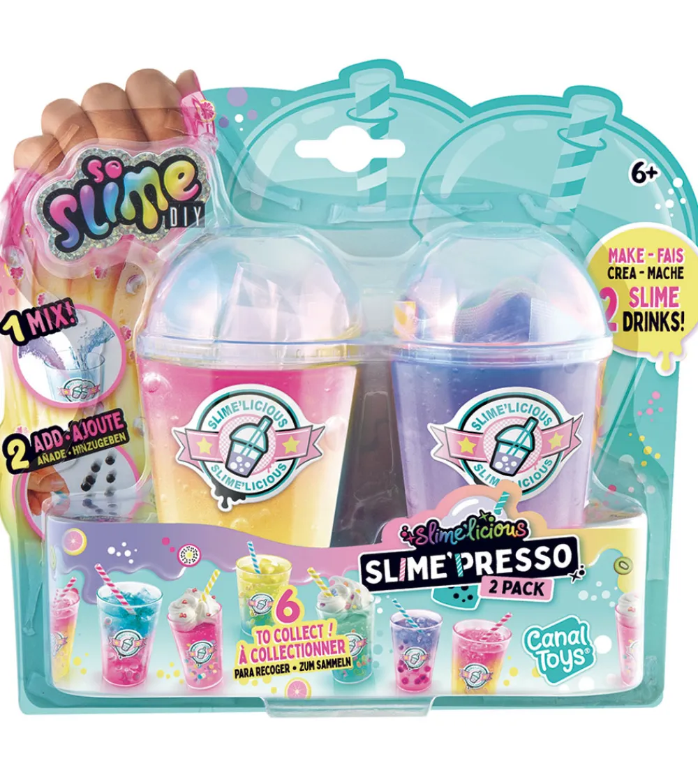 So Slime Slim>DIY-Slim - Slime'Presso - 2-pak - Assorteret