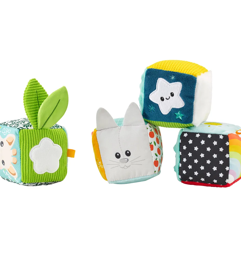 Sophie la Girafe Aktivitetslegetøj>Aktivitetslegetøj - 4 Multi Activities Cubes