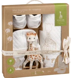 Sophie la Girafe Babylegetøj|Bideringe>Gaveæske - My Birth Outfit - So Pure