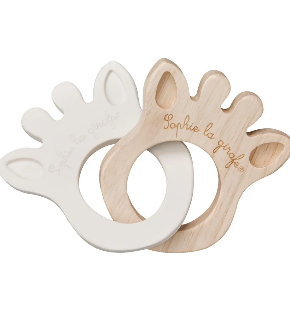 Sophie la Girafe Bideringe>Gaveæske - So Pure - Bideringe - Gummi/Træ