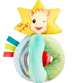 Sophie la Girafe Gribelegetøj>Rangle m. Perler - Multifarvet