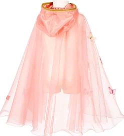 Souza Udklædningstøj>Udklædning - Fe-kappe - Lilyanne - Rosa/Sommerfugle