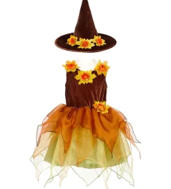 Souza Udklædningstøj>Udklædning - Heks - Sabrina - Brun/Orange