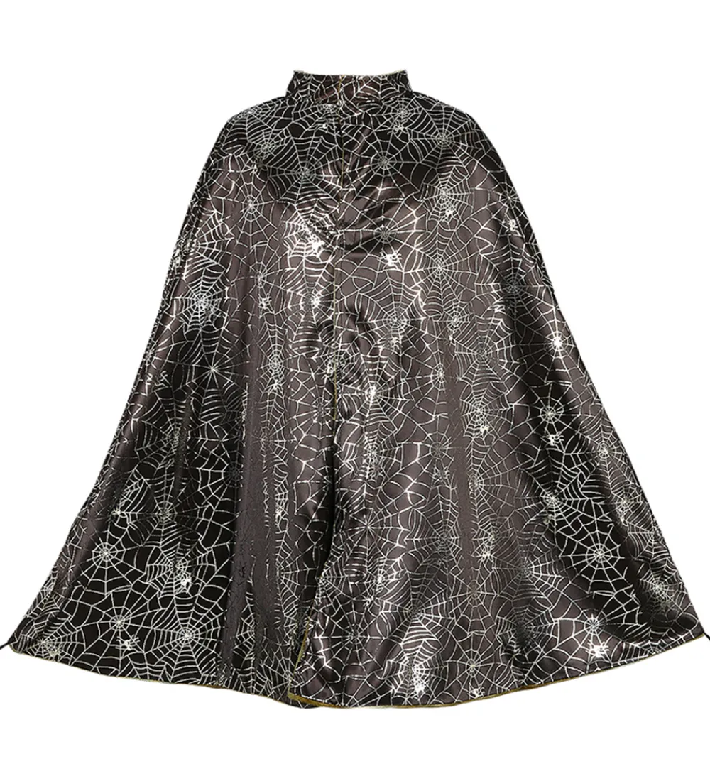 Souza Rolleleg>Udklædning - Vendbar - Kappe - T-rex/Spindelvæv - Grøn/Sor