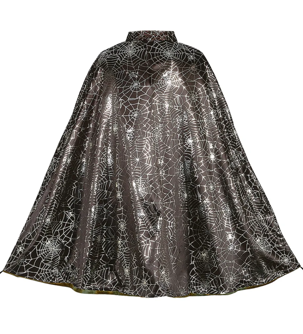 Souza Rolleleg>Udklædning - Vendbar - Kappe - T-rex/Spindelvæv - Grøn/Sor