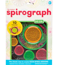 Spirograph Kreasæt>Tegnesæt - 10 dele - Value - Neon