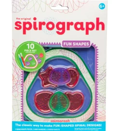Spirograph Kreasæt>Tegnesæt - 10 dele - Value - Fun Shapes