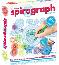 Spirograph Kreasæt>Tegnesæt - 30 dele - Basis