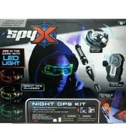 SpyX Rolleleg>- Natmissionssæt - LED Lys - Gul/Rød/Grøn