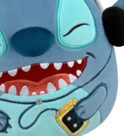 Squishmallows Bamser>Bamse - 20 cm - Stitch m. Hørertelefoner