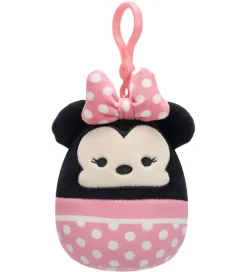 Squishmallows Bamser>Taskevedhæng - 9 cm - Minnie Mouse - Clip On
