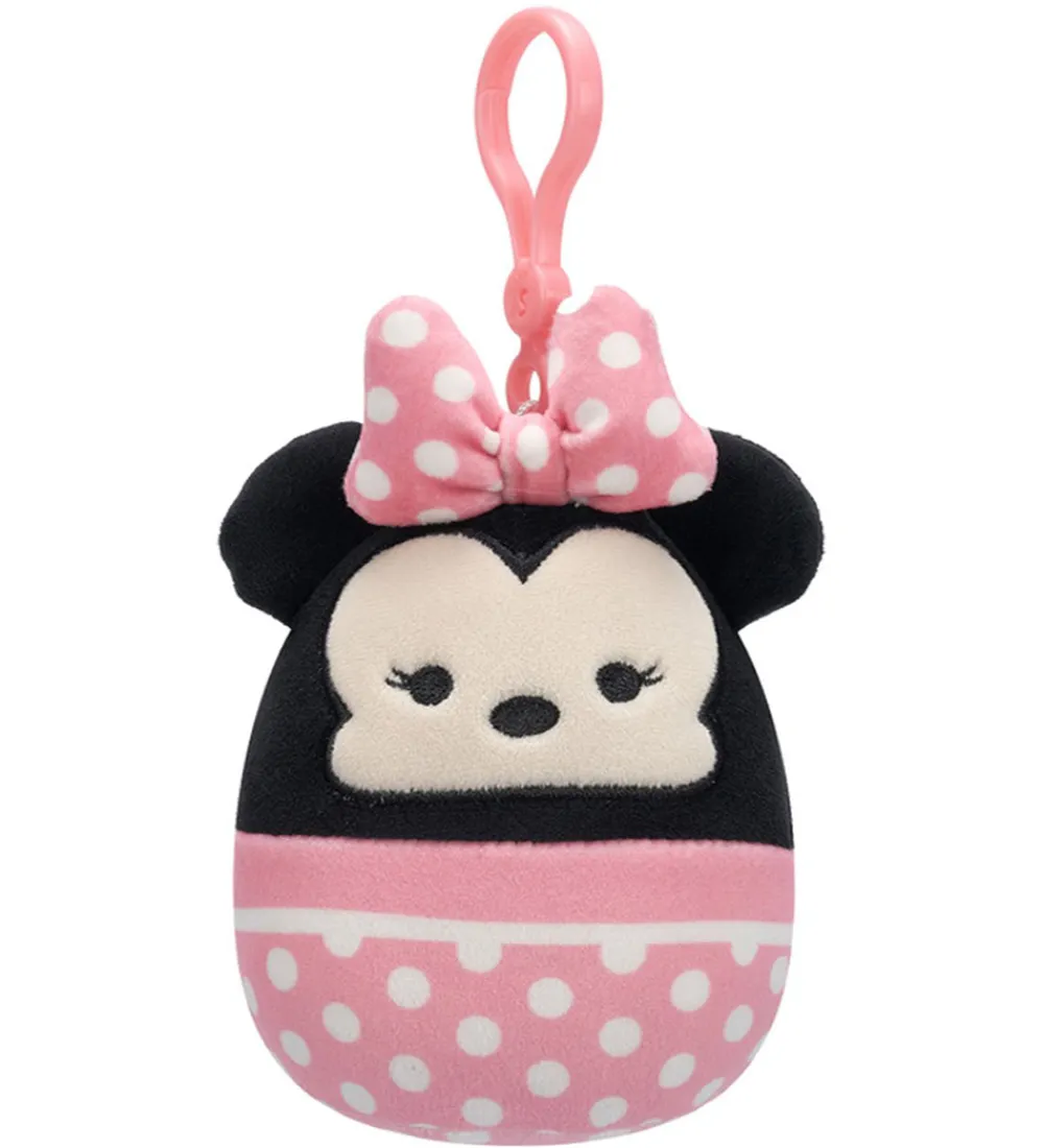 Squishmallows Bamser>Taskevedhæng - 9 cm - Minnie Mouse - Clip On