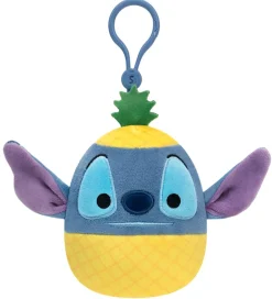 Squishmallows Bamser>Taskevedhæng - 9 cm - Disney Pineapple Stitch - Cl
