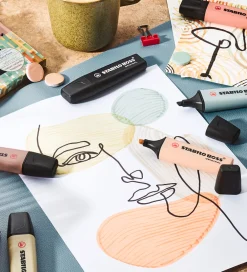 Stabilo Tuscher Og Farver>Overstregningstuscher - Boss - 6 stk - Nature Colors