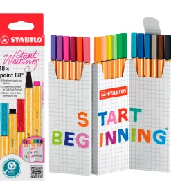 Stabilo Tuscher Og Farver|Kreativ Leg>Tuscher - Pen 88 - 18 stk. - Multifarvet