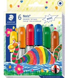 Staedtler Tuscher Og Farver>Farvekridt - Gel Twisters - 6 stk