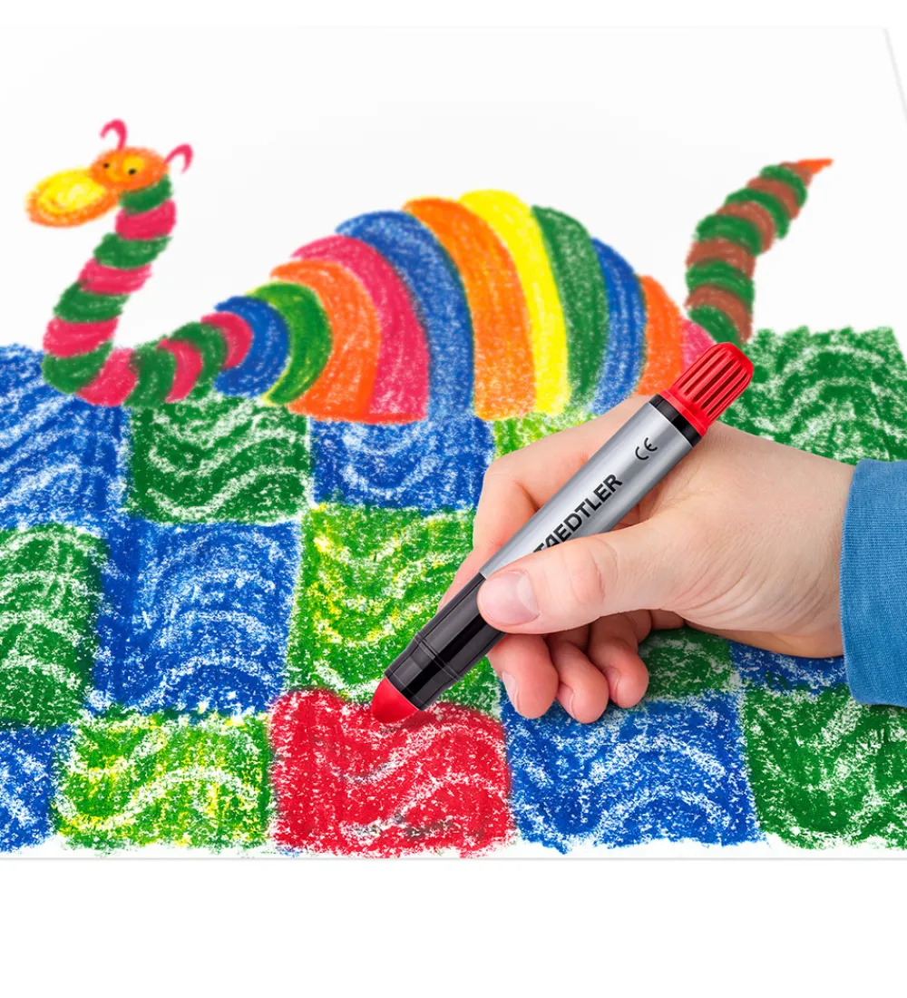 Staedtler Tuscher Og Farver>Farvekridt - Gel Twisters - 6 stk