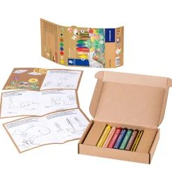 Staedtler Tuscher Og Farver>Farvekridt m. Aktivitetsbog - Noris Junior - 7 stk.