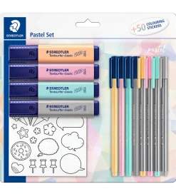Staedtler Tuscher Og Farver>Farvesæt - Pastel - 12 dele
