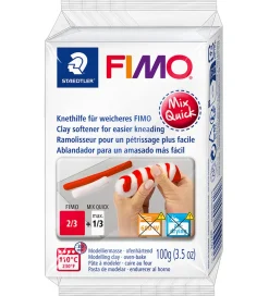 Staedtler Modellervoks>FIMO Modellervoks-blødgører - Mix Qiuck - 100 g - Hvid