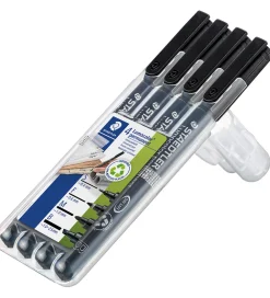 Staedtler Tuscher Og Farver>Tuscher - 4 stk. - Lumocolor Perm OHP - Sort