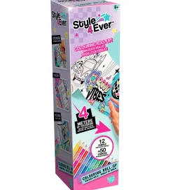 Style 4 Ever Bøger|Kreasæt>Colouring Roll-up - 4 meter