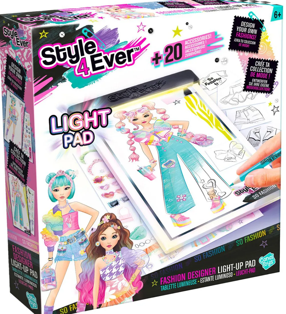Style 4 Ever Kreasæt>Fashion Designer Pad m. Lys