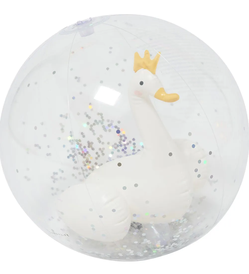 SunnyLife Udeleg Og Udendørs Legetøj|Strandlegetøj>Badebold - 35 cm - 3D - Princess Swan Multi