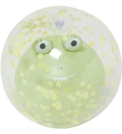 SunnyLife Udeleg Og Udendørs Legetøj|Strandlegetøj>Badebold - 35 cm - 3D - Cookie The Croc - Light Khaki