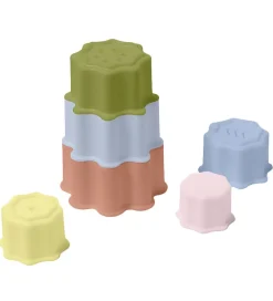 SunnyLife Stablelegetøj>Stablekopper - Silicone Stacking Cups