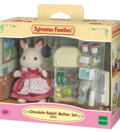 Sylvanian Families Figurer|Dukker Og Tilbehør>- Chocolate Rabbit Mother Set - 5014