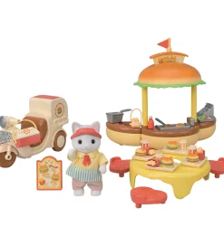 Sylvanian Families Dukker Og Tilbehør>- Hamburger Stand - 5757