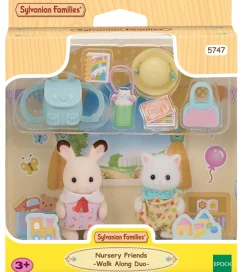 Sylvanian Families Dukker Og Tilbehør>- Vuggestuevenner Walk Along Duo - 5747
