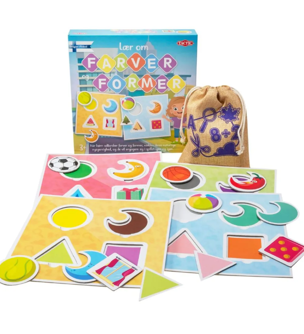 TACTIC Spil>Brætspil - Lær Om Farver og Former