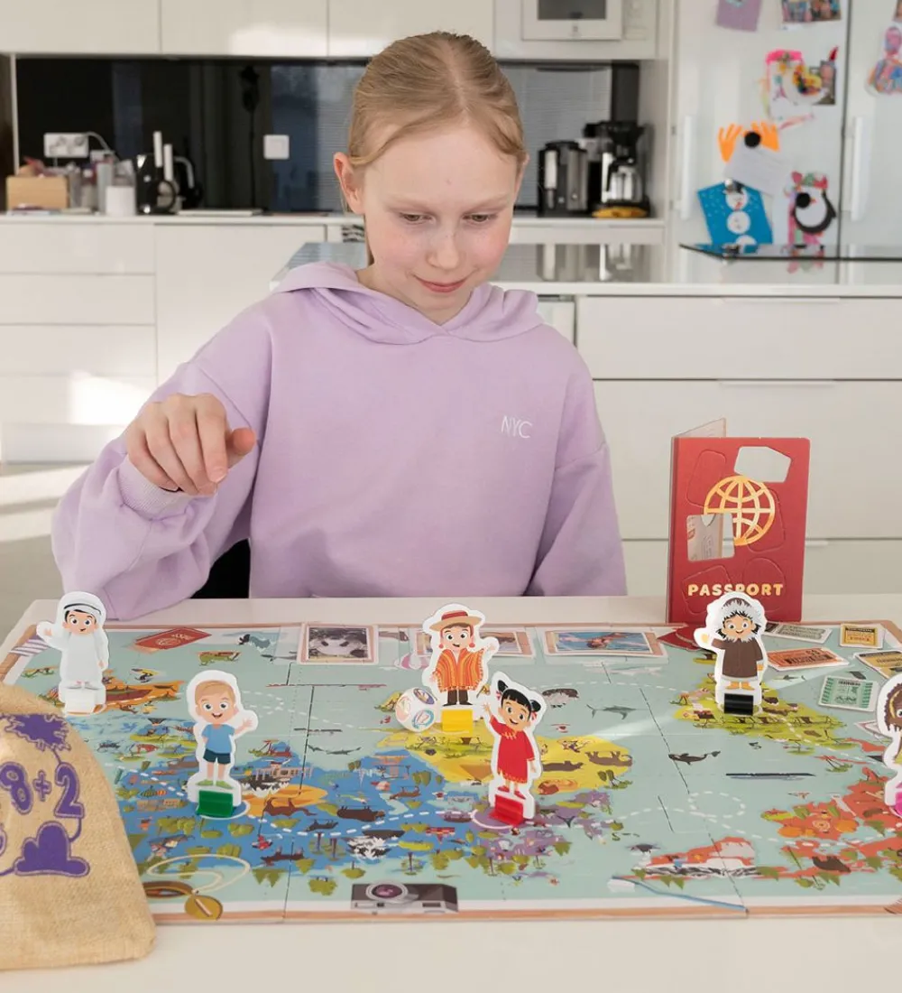 TACTIC Spil>Brætspil - Lær Om Verdens Børn - Dansk