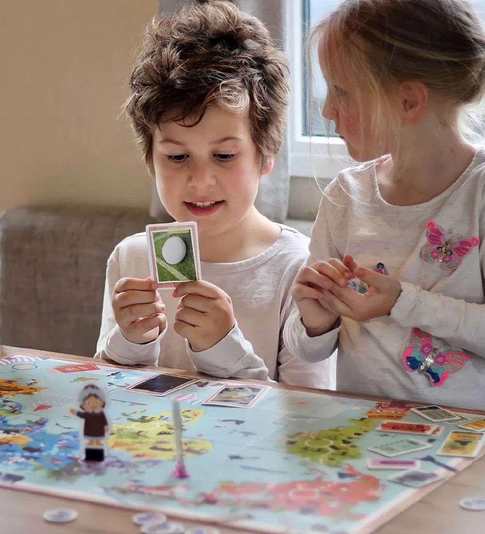 TACTIC Spil>Brætspil - Lær Om Verdens Børn - Dansk