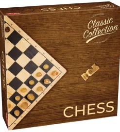 TACTIC Spil>Brætspil - Skak - Classic Collection - Træ